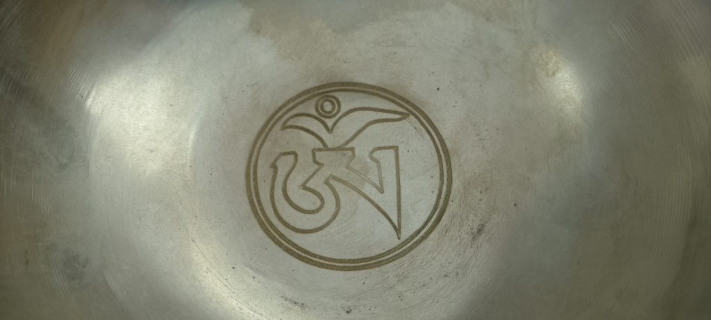 Campana tibetana nota Fa in lega dei 7 metalli 15 cm