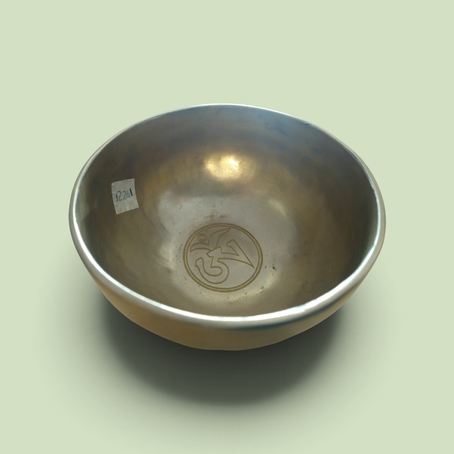 Campana Tibetana in lega dei 7 metalli Nota SOL(G) 4 390 HZ - R241/O ideale per yoga e meditazione CUORE